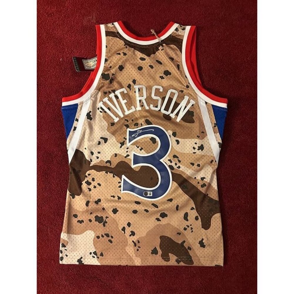 Allen Iverson signed autographed Philadelphia 76ers Mitchell & Ness Jersey BAS
